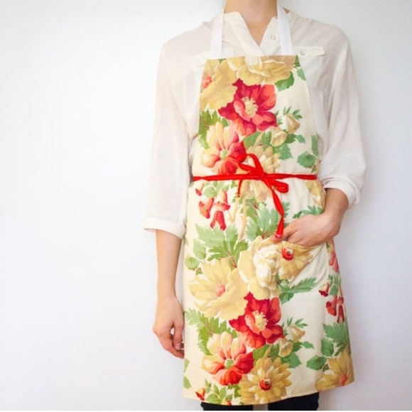 Floral handmade chef's apron - Picture 1 of 1